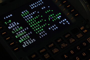 Réplica ultrarrealista de la MCDU de un A320 en un simulador casero © Uxío Pita