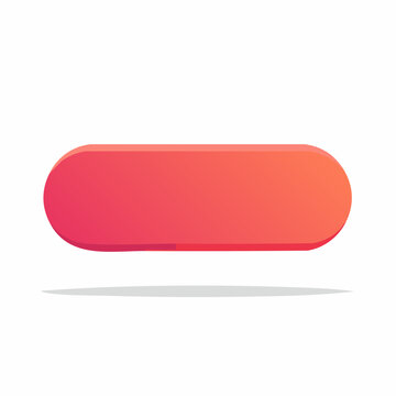 Red and Orange Gradient Rounded Rectangle Button