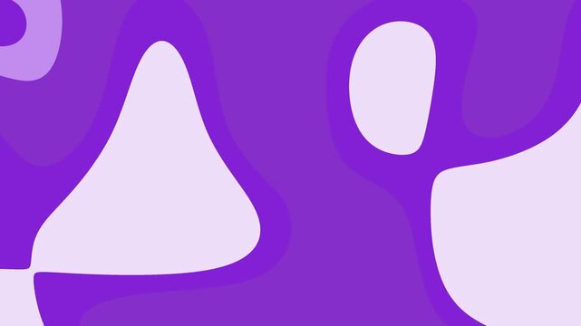 Innovative flat vector design featuring layers of abstract purple liquid shapes in a geometric color palette. Suitable for graphic design projects, backgrounds, and digital art.