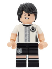 Obraz premium Dortmund - Deutschland 26. Mai 2026 - Lego Minifigure lustiger Fussballer