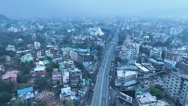 Assam, Guwagati Drone Shot