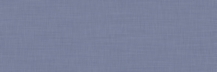 Fototapeta premium Muted Blue Grey Linen Fabric Texture Banner, Denim Slate Canvas Pattern, Solid Textured Textile Cross Hatch Panoramic Background for Web Header Design