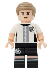 Obraz premium Dortmund - Deutschland 26. Mai 2026 - Lego Minifigure deutscher Fussballer
