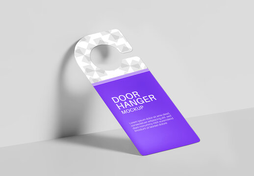 Door Hanger Mockup