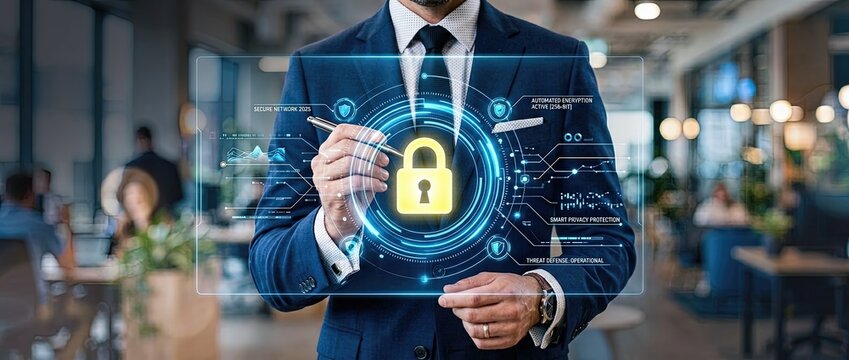Cybersecurity implementation strategies for businesses in modern offices enhancing data protection and risk management through innovative technology solutions