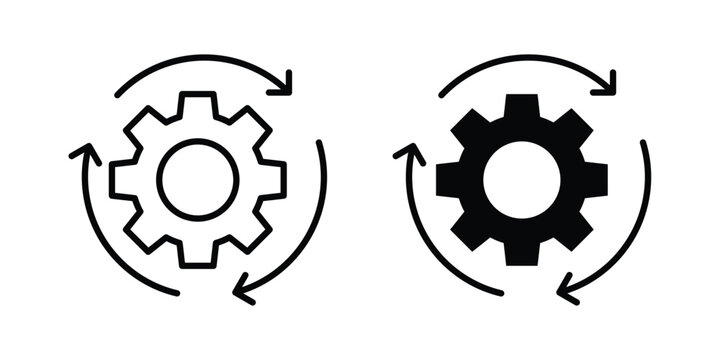 Implement icon set illustration. icon designs