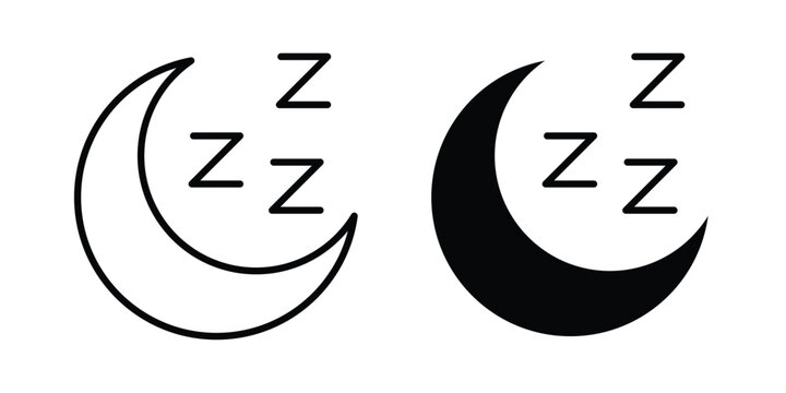 Sleep icon set illustration. icon designs