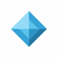 Fototapeta premium Abstract Blue Diamond Shape