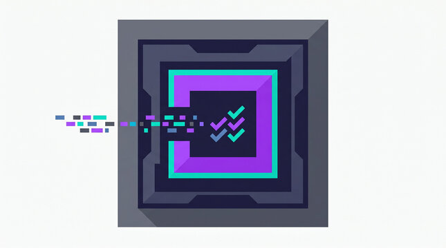 Confidential computing hardware enclave architecture with isolated secure memory data encryption flat illustration