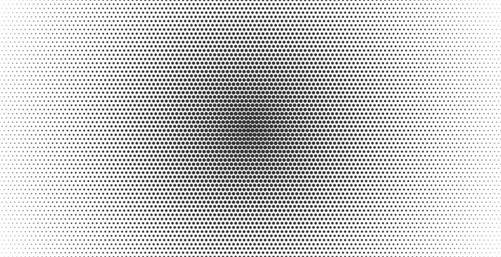 Centred abstract radial dot pattern background with smooth grey tone gradient.