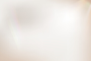 Naklejka premium Grey beige gradient with iridescent pearl light for luxury beauty label. Dreamy beige and light brown in an iridescent backdrop. Smooth neutral tones as a vector surface for cosmetic design.