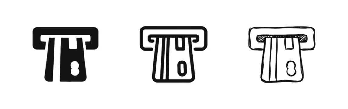 Credit card payment icon for banking transactions, shopping, and commercial finance services.