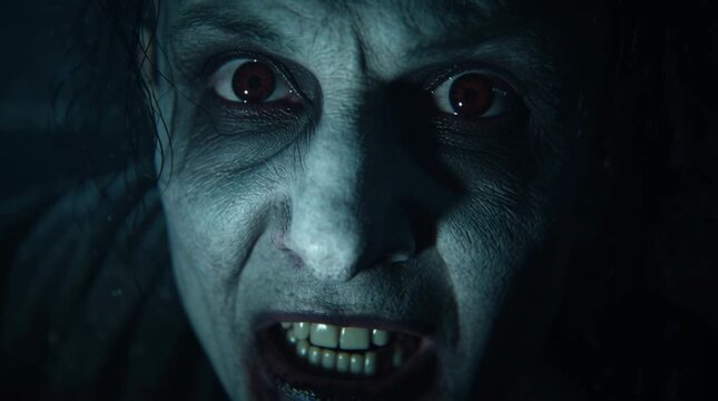 The old, pale vampire is cursing you