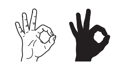 Fototapeta premium Hand Gestures for Communication Concepts