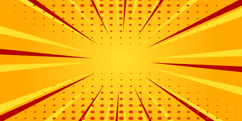Comic book background, old vintage magazine style, halftone texture © Adi
