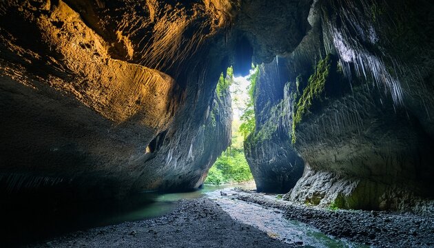 Dark Prometheus Cave Natural Monument Also Known As Kumistavi Cave And Tsqaltubo Cave Is A Karst Cave Located In Tsqaltubo Municipality In Imereti Region Of Georgia