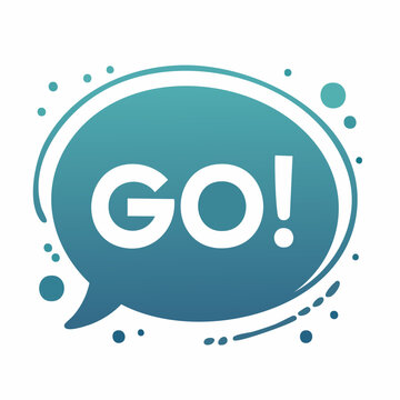 Go Speech Bubble Icon