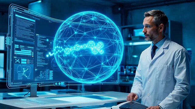 Human Scientist and AI Collaborating in Virtual Research Lab