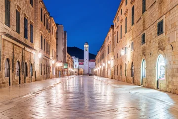 Dubrovnik, Croatia on Stradun at Blue Hour © SeanPavonePhoto