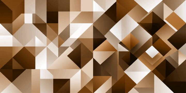 Abstract geometric background featuring a seamless 3d cube pattern and gray triangle texture design for a modern business wallpaper illustration