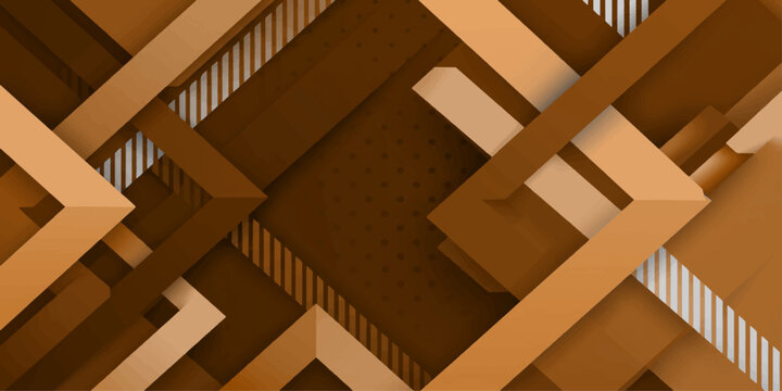An abstract architectural background featuring a wooden structure wall and modern office window frames with a metallic texture pattern