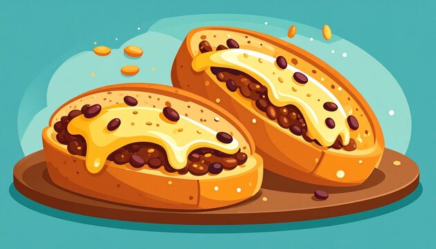 Molletes mit K&auml;se