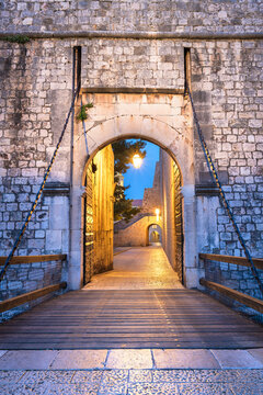 Dubrovnik, Croatia at the Ploce Gate