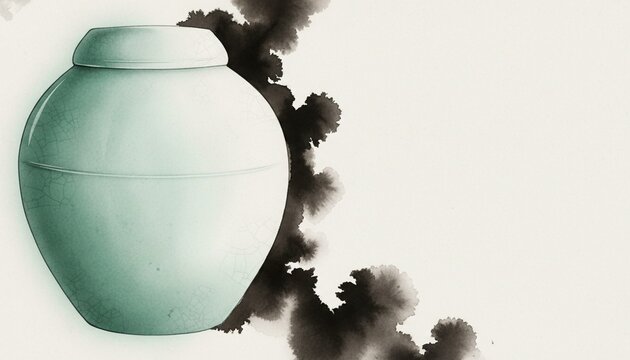 Celadon Moonscape: Sumukhwa Serenity