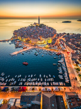 Rovinj, Croatia on the Istria Peninsula