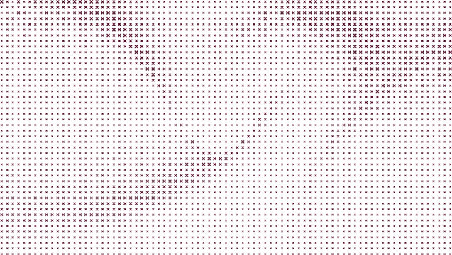 Abstract brown halftone dot grid pattern illustration
