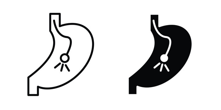 Endoscopy icon design, web, UI. Vector illustration, EPS10.