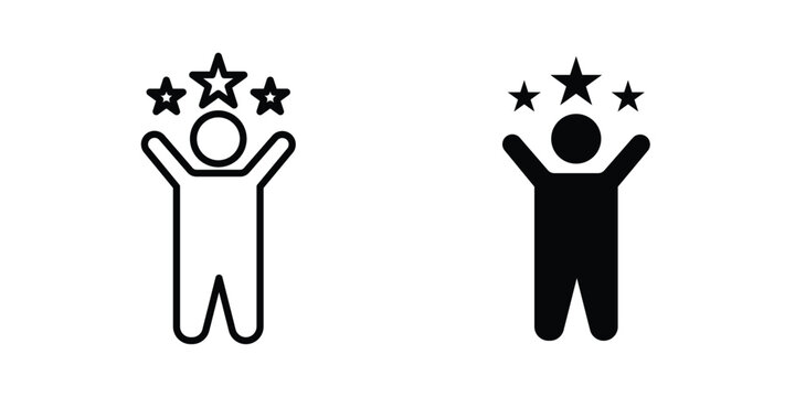 Empowerment icon design, web, UI. Vector illustration, EPS10.