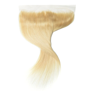 straight blonde human hair weaves lace frontal closures
