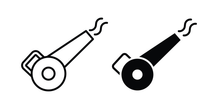 Leaf blower icon design, web, UI. Vector illustration, EPS10.