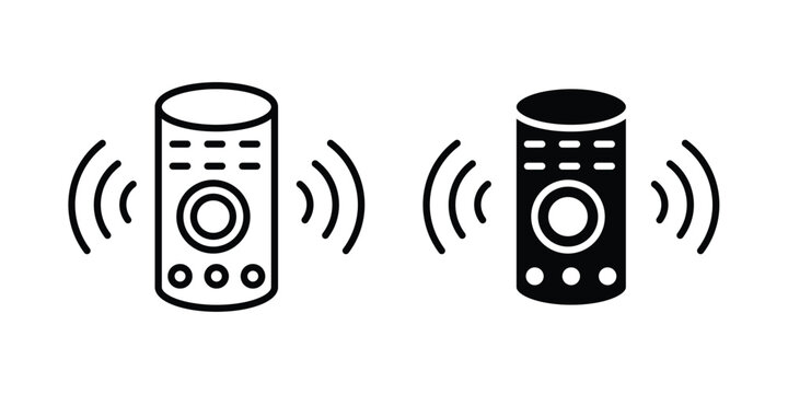 Smart speaker icon design, web, UI. Vector illustration, EPS10.