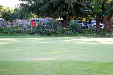 Obraz premium Putting practice green Kambaku Golf Course