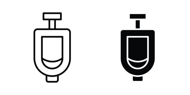 Urinal icon design, web, UI. Vector illustration, EPS10.