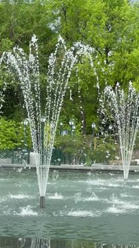 fountain in the park