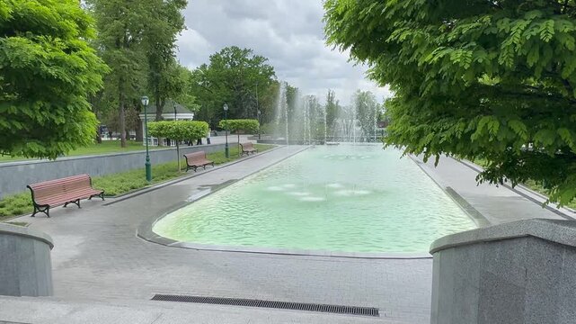 fountain in the park