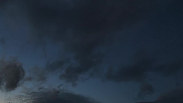 Sky more darker at dusk