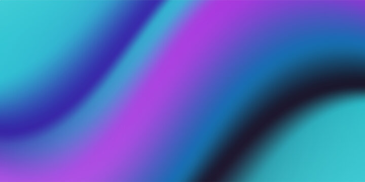 Waves blue background with purple black combination background. Smooth mesh texture