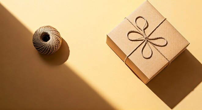 Eco-Friendly Mail Decorated Box Made from Sustainable Clean Paper Materials for Shipping