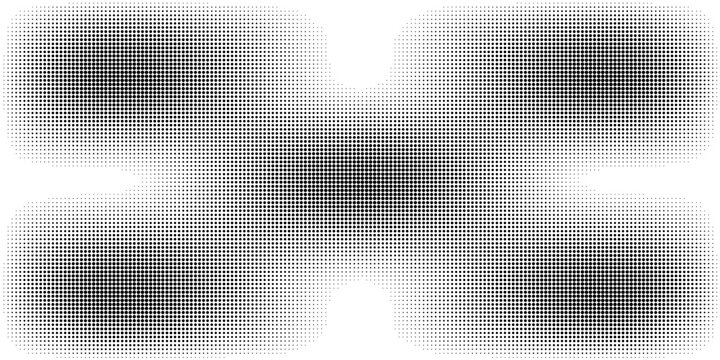 Grunge halftone gradient background. Faded grit noise texture. White and black sand wallpaper. Retro pixelated backdrop. Anime or manga style comic overlay.