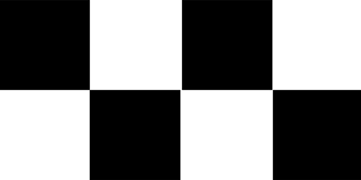 Chess board with white background template.