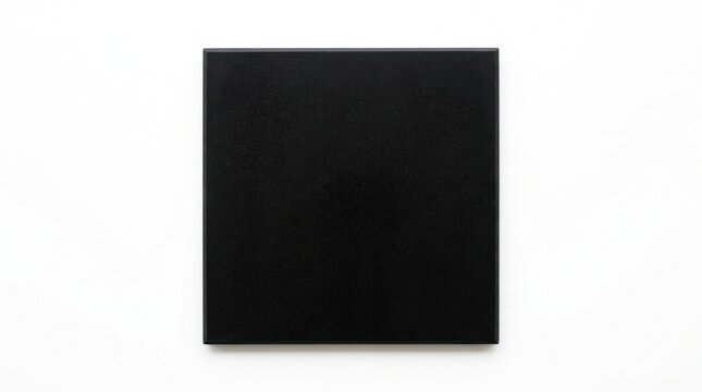 Black square on white background.