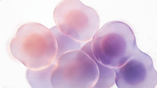 Cellular structures under microscope
