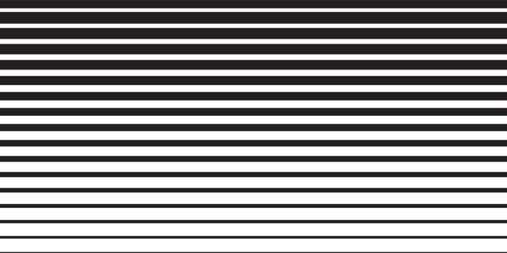 Half tone line pattern. Faded halftone black lines. Fading gradient background. Horizontal abstract geometric texture with parallel stripes. Gradient pattern. Vector illustration on white