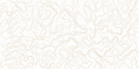 Topographic map contour lines on white background for design and illustration purposes © MD.HUZZATULLAHISLAM