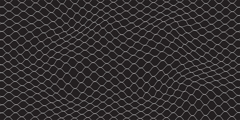 Net texture pattern on white background. Net texture pattern for backdrop and wallpaper. Realistic net pattern with black squares. Geometric background, vector Eps10 © wahyu