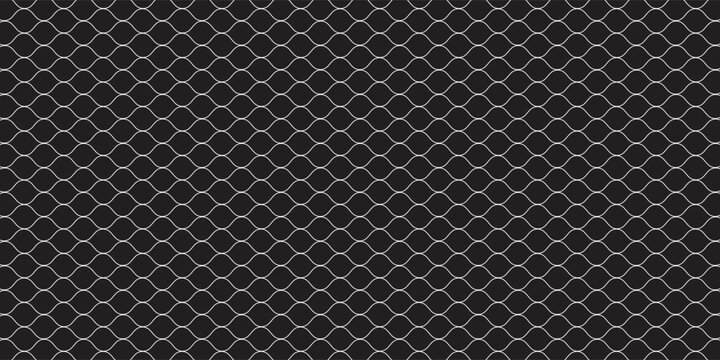 Net texture pattern on white background. Net texture pattern for backdrop and wallpaper. Realistic net pattern with black squares. Geometric background, vector Eps10